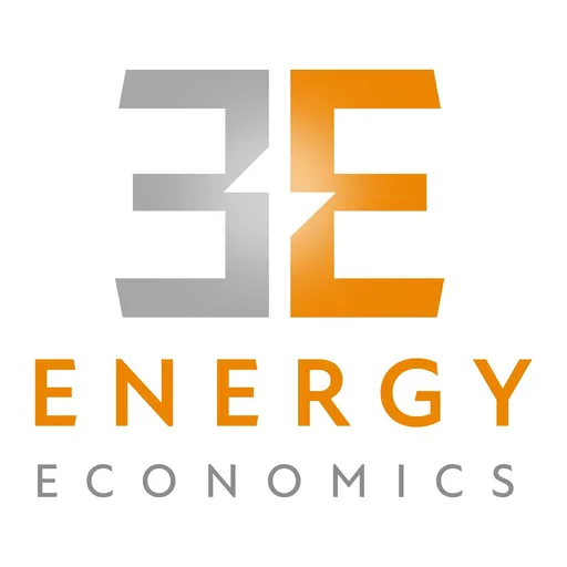 Energy Economics logo: a grey and orange double E above the words Energy Economics